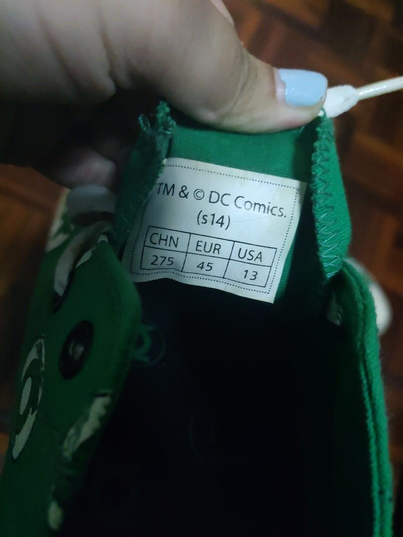 Green lantern shoes on sale converse