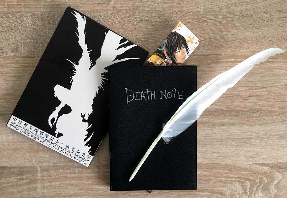 Death Note Notebook Feather Pen Booklet Anime Manga Cosplay Gift Decoration Books Stationery Books On Carousell Check out our death note gift selection for the very best in unique or custom, handmade pieces from our craft supplies & tools shops. booklet anime manga cosplay gift
