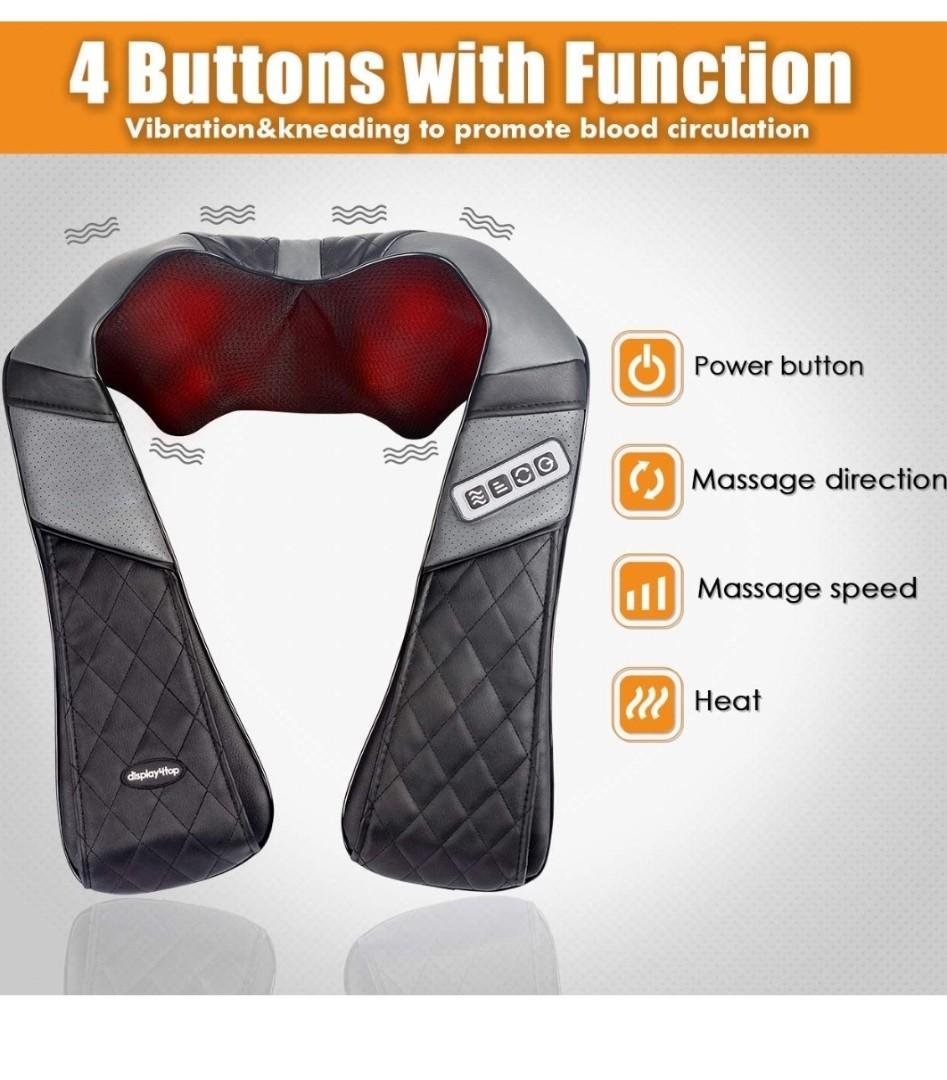 AccuMed Shiatsu Neck and Back Massager with Heat