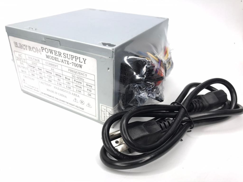 ELECTRON POWER SUPPLY UNIT (ATX 700W BIG FAN), 4PIN SUPPORTED, 2x
