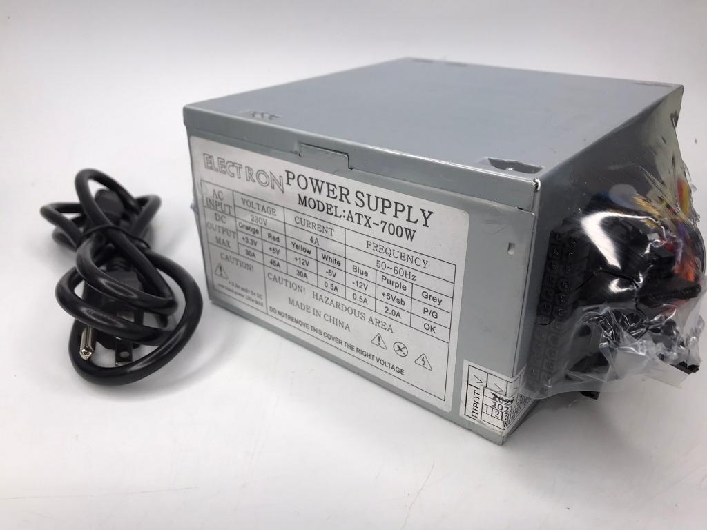 ELECTRON POWER SUPPLY UNIT (ATX 700W BIG FAN), 4PIN SUPPORTED, 2x