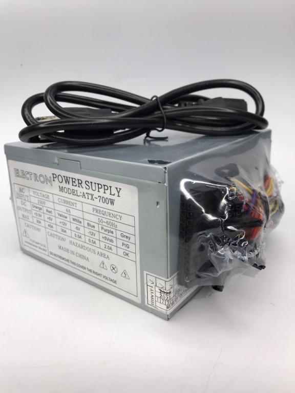 ELECTRON POWER SUPPLY UNIT (ATX 700W BIG FAN), 4PIN SUPPORTED, 2x