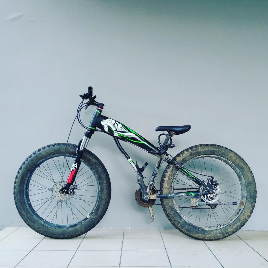 Guns rose store fat bike