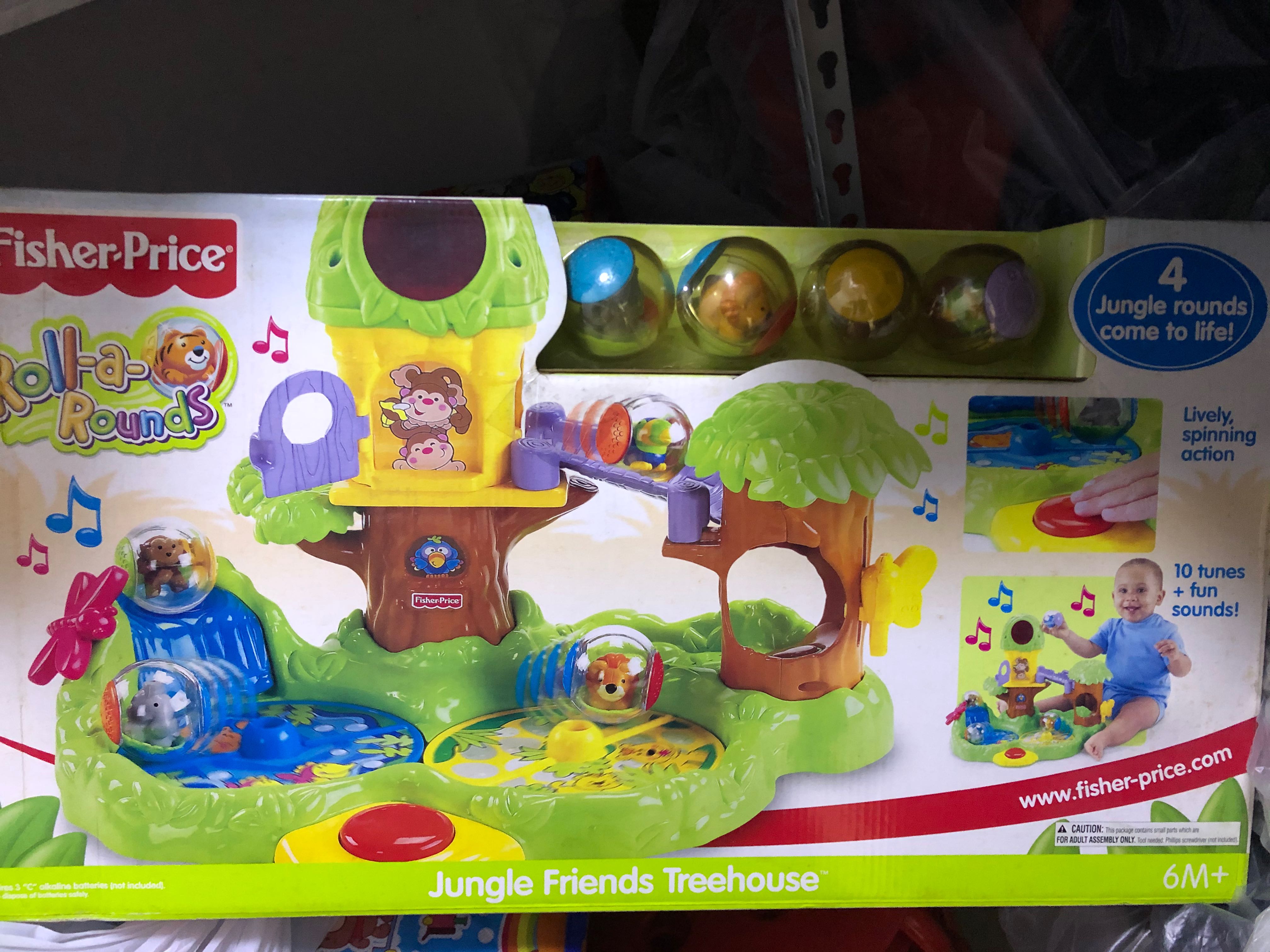 EUC fisher price mega bloks treehouse playdate full set (120 pieces), Toys  & Games, Toys on Carousell