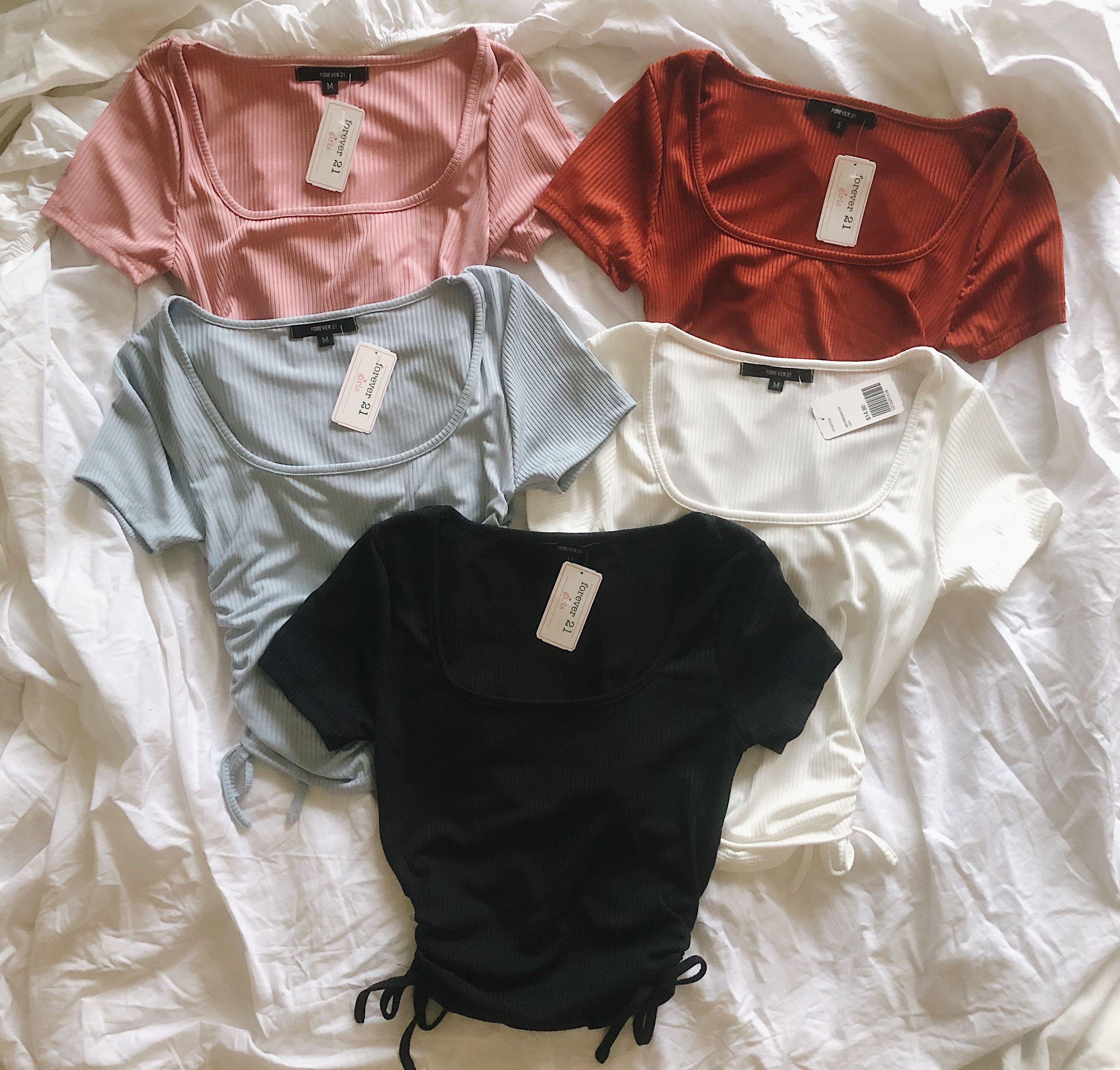 f21 ruched top