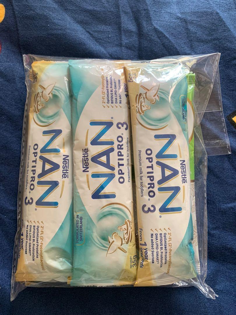 Baby formula sachets clearance