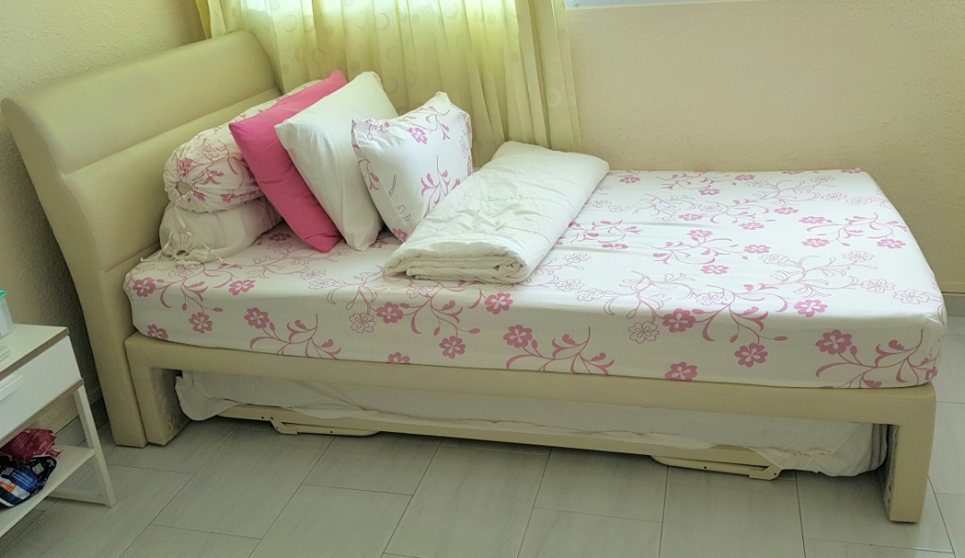 Garage sale pull out bed with mattress, Furniture & Home Living