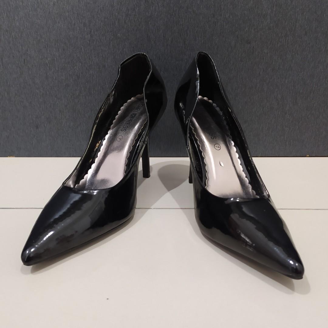 Express outlet black heels