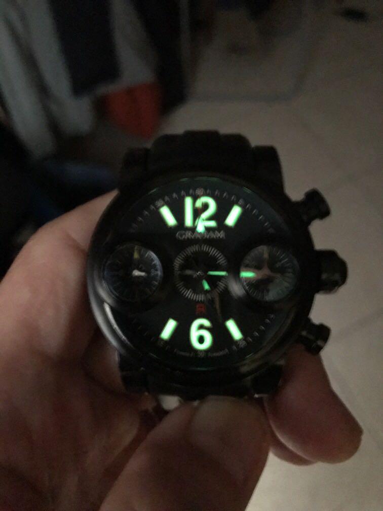 Graham Swordfish Chronograph 46MM Watch 2SWASB Worldwide Limited