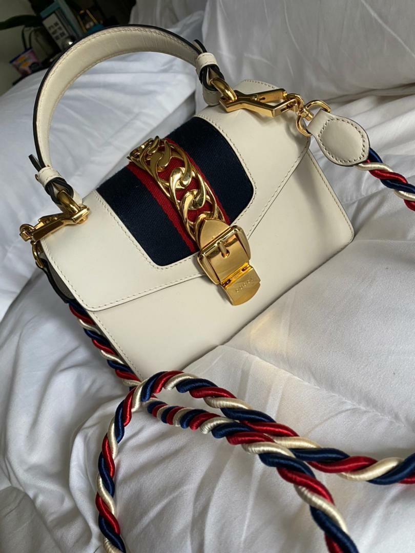 Sylvie leather mini bag gucci hot sale
