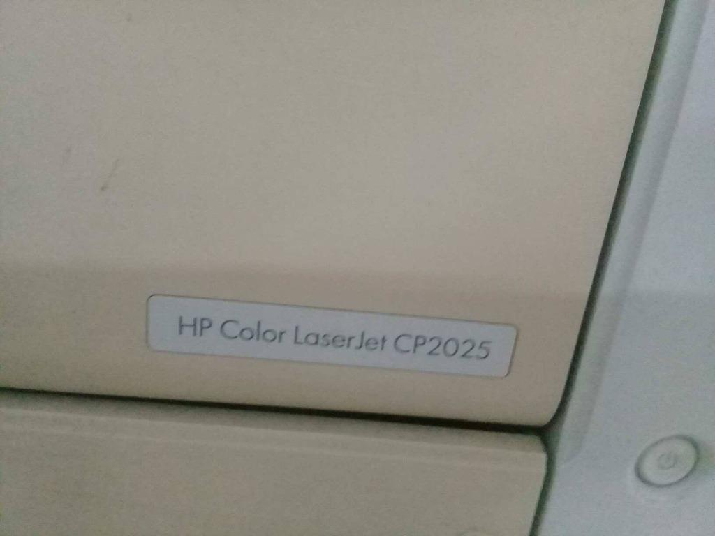 HP CP2025DN Color LaserJet Printer (Category: Printers, Scanners & Copiers) located in San Mateo. Submitted by Babyfume (Listing ID 1069755240, Image 3). Description: AUTHENTIC HP BOUGHT IN THE MIDDLE EAST Expandable Memory Built in Wired Networking The HP Color LaserJet CP2025dn Printer uses four individual print cartridges: black, cyan, yellow and magenta. Two-sided printing referrence: https://www.amazon.com/HP-CB495A-ABA-HP-CP2025DN-Color-Las