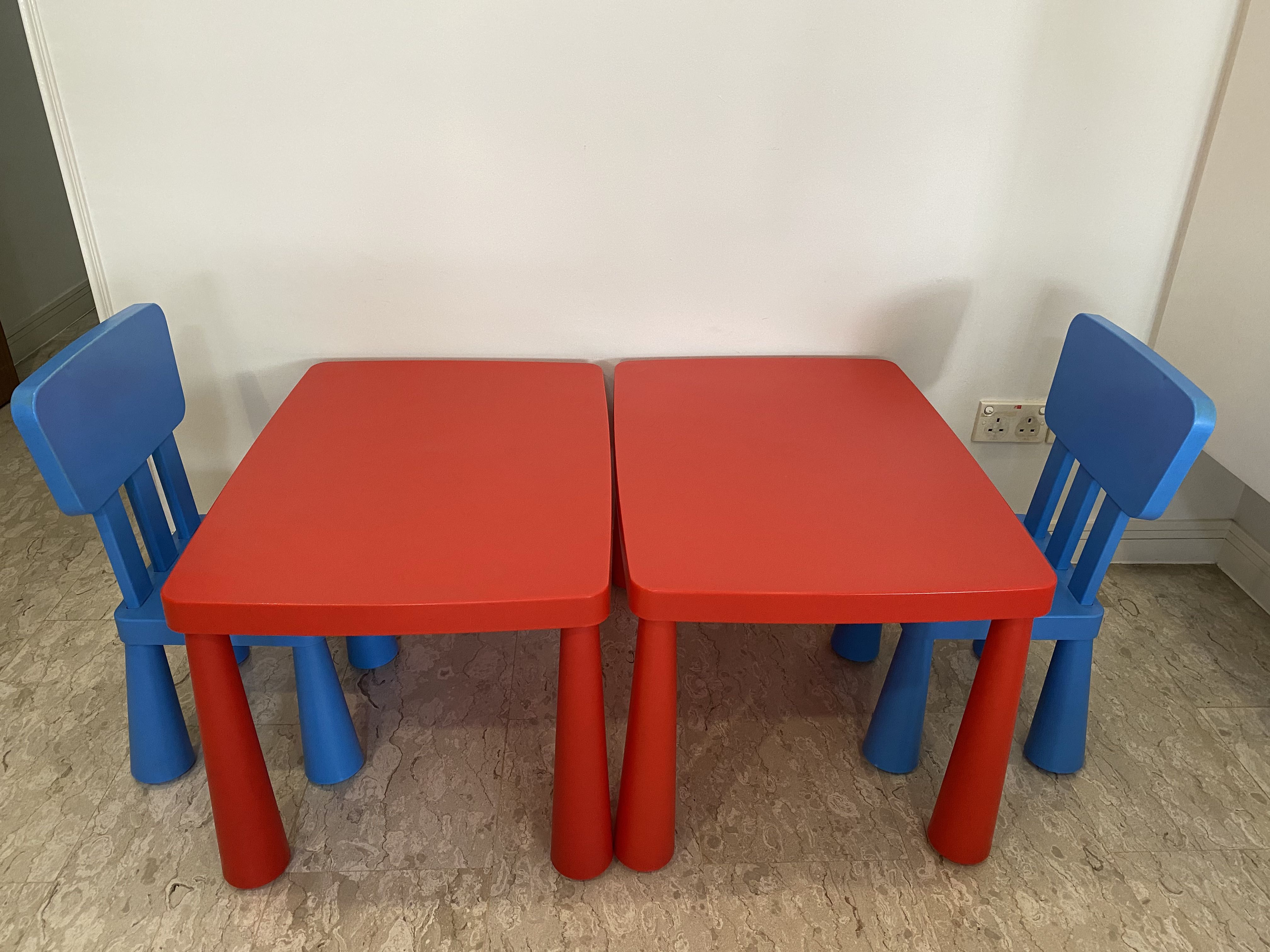 ikea mammut children tables and chairs furniture tables chairs on carousell