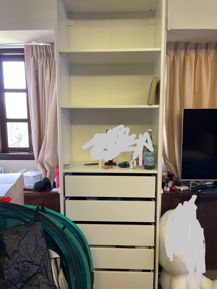 IKEA shelves and drawers, Furniture & Home Living, Furniture, Shelves