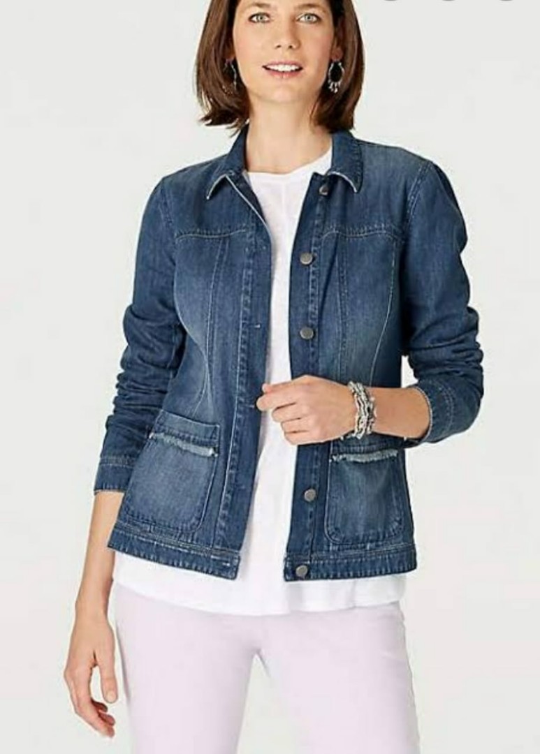 J jill sale denim jacket