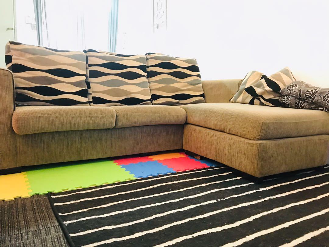 Deco ruang tamu top sofa l shape