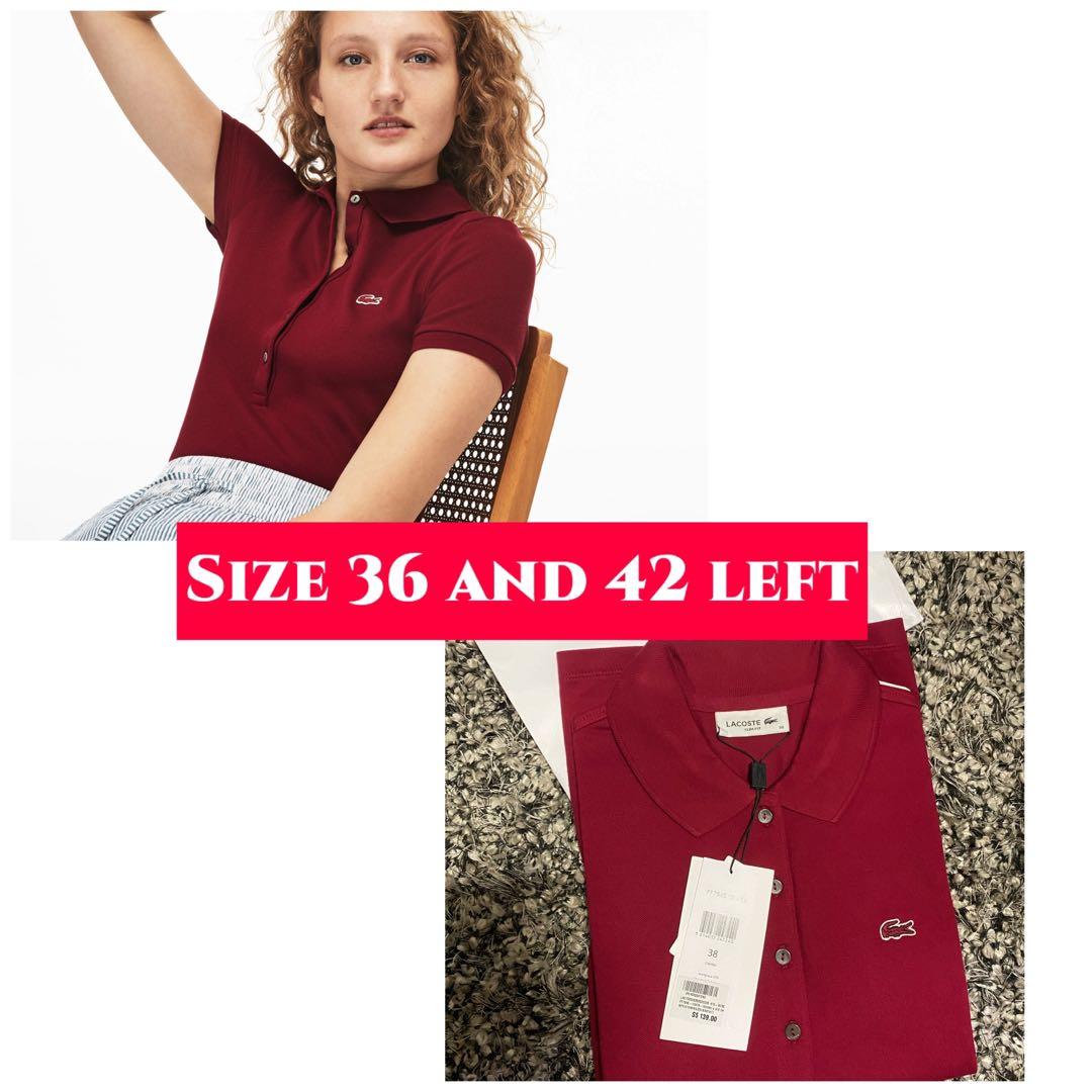 Lacoste size 36 womens deals