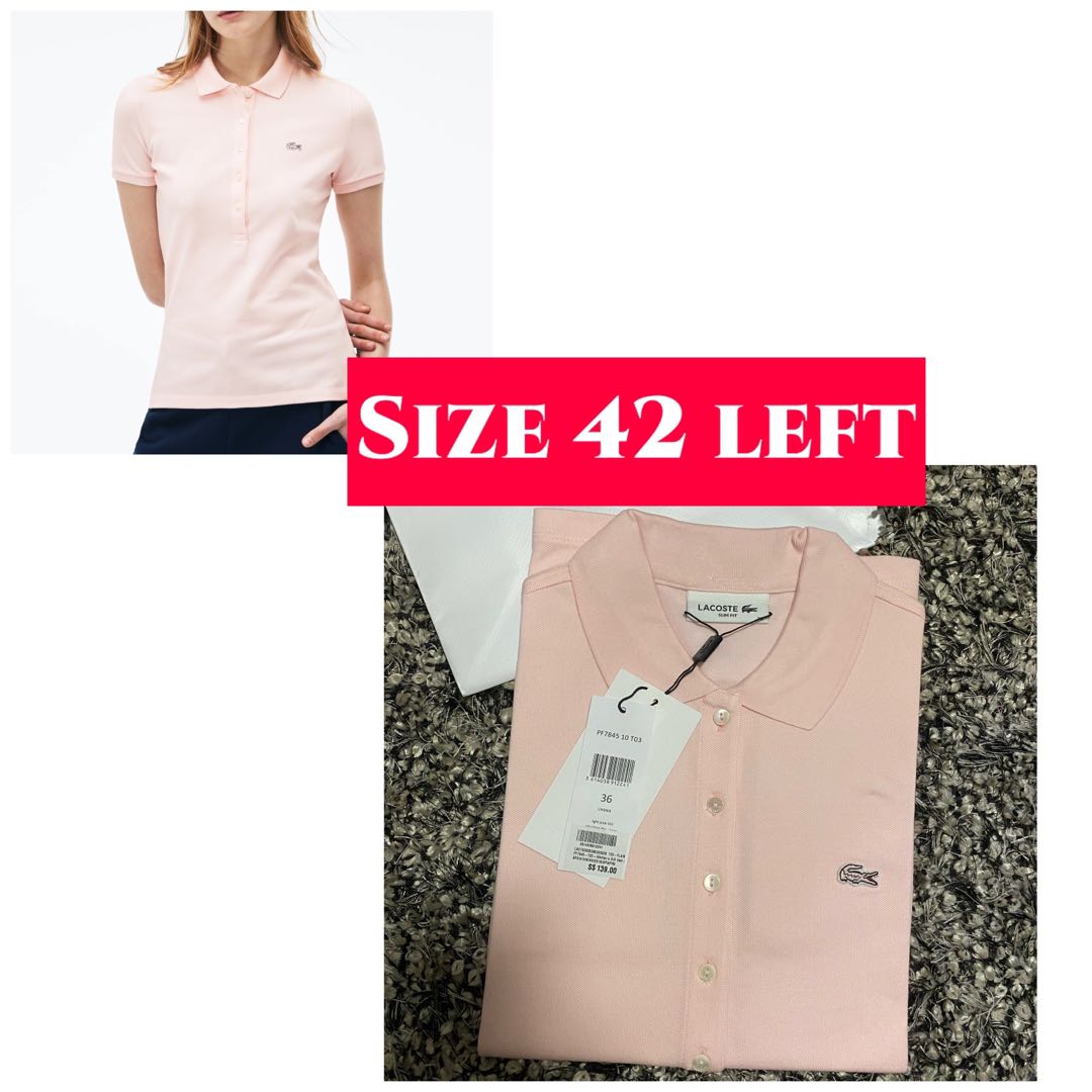 lacoste shirt size 42