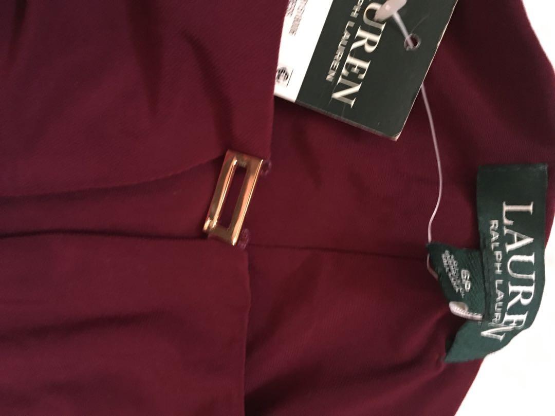 Lauren Ralph Lauren Kelby Dress New Pomegranate Women s Fashion Dresses Sets Dresses on Carousell