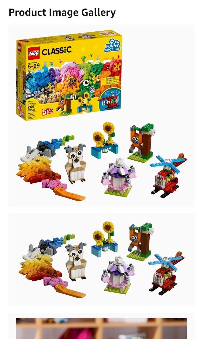 LEGO Classic Bricks and Gears 10712 Building Kit 244 Piece Hobbies Toys Toys Games on Carousell