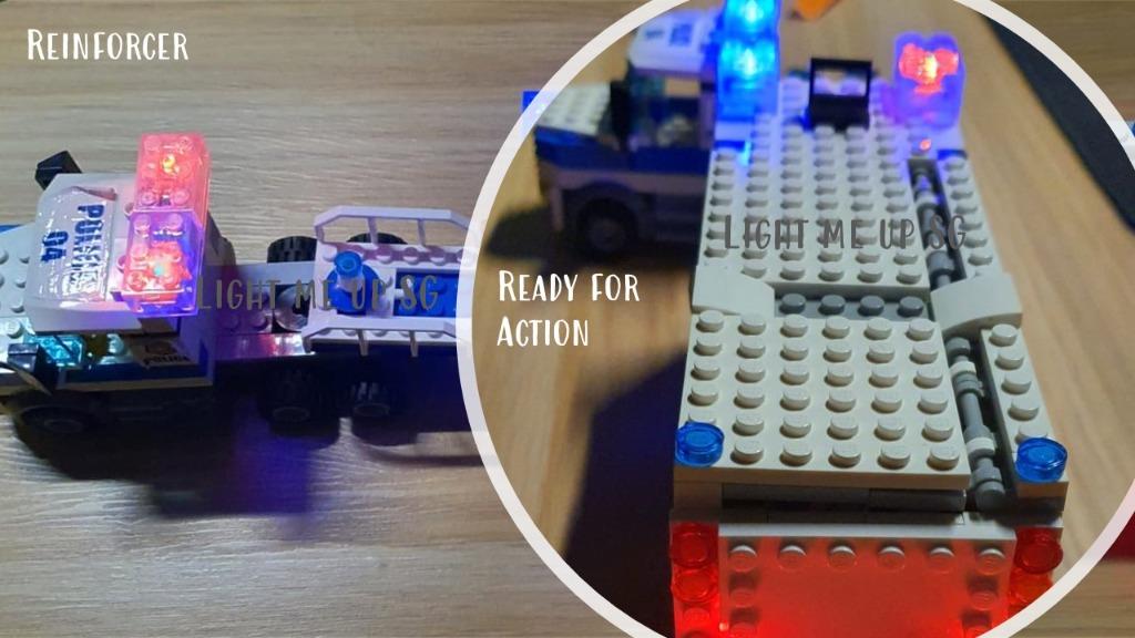 Lego Light bricks (Red Blue Flashing) 2x2, Hobbies & Toys, Toys & Games on Carousell