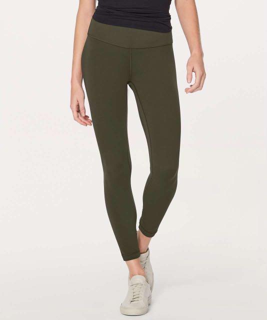 lululemon dark olive leggings