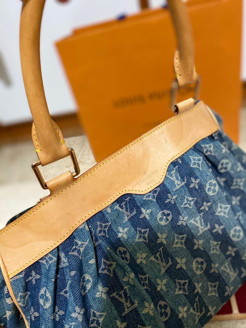 Vintage Louis Vuitton Denim monogram handbag hk – SEEJOUR