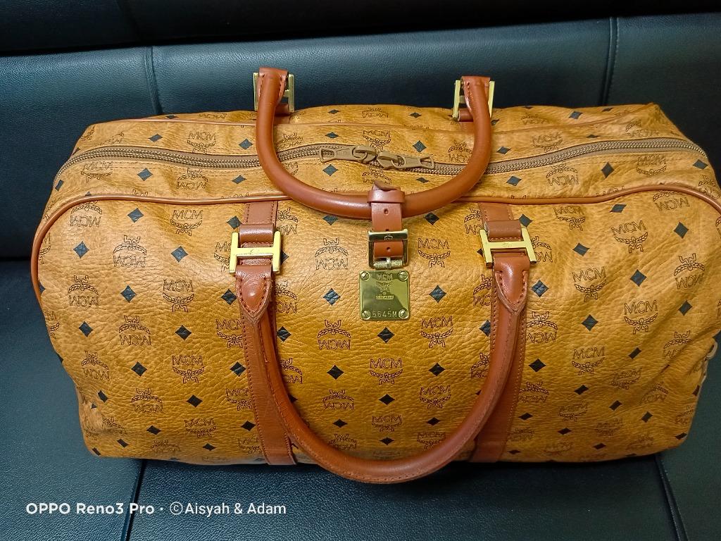 Vintage mcm duffle bag on sale