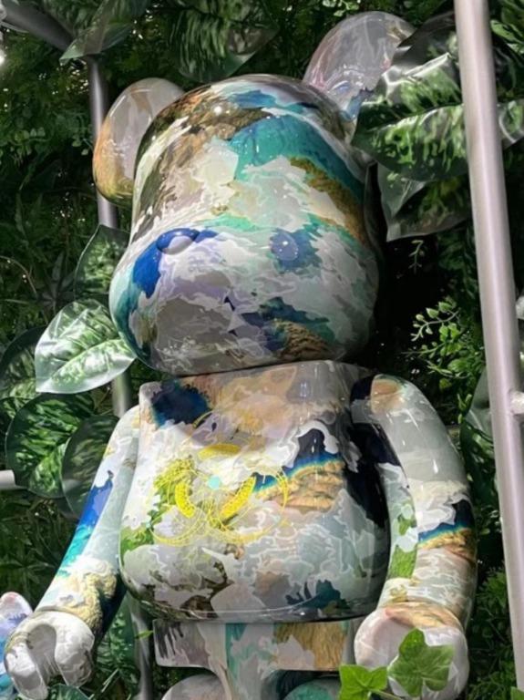 Medicom Toy Innersect Earth 1000% Bearbrick Be@rbrick Collectible 