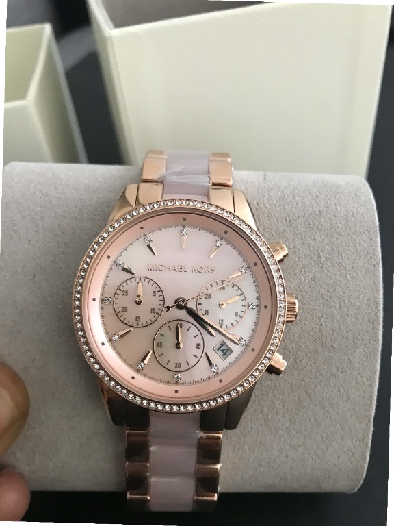 Michael kors clearance ritz rose gold
