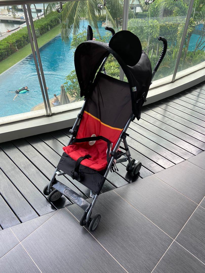 Mickey umbrella stroller Babies Kids Going Out Strollers on