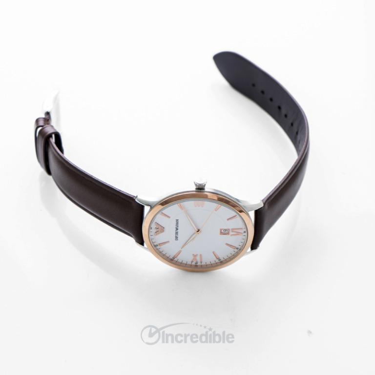 NEW Emporio Armani Giovanni Quartz White Dial Men s Watch 44MM
