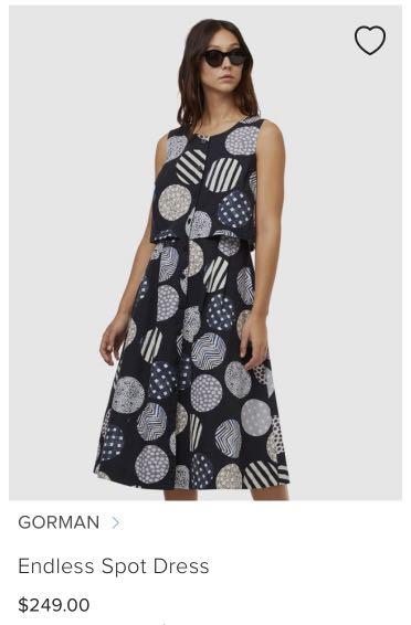 Gorman spot on dress top