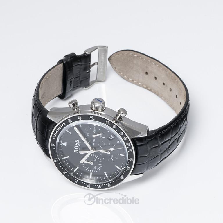 NEW Hugo Boss Trophy Mens Quartz Black Dial Watch HB1513625 Luxury Watches on Carousell