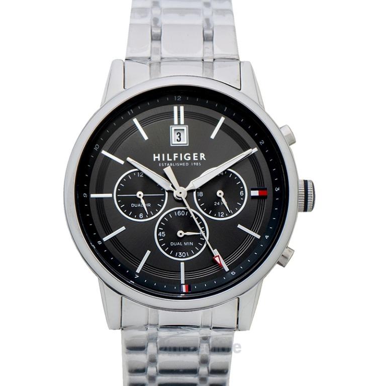NEW] Tommy Hilfiger Kyle Stainless Steel Quartz Grey Dial Bracelet