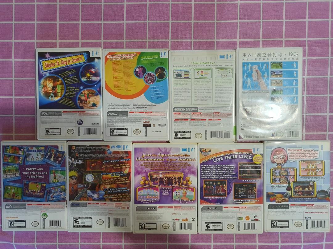 Nintendo Wii Games for sale, All for 80, Video Gaming, Video Games