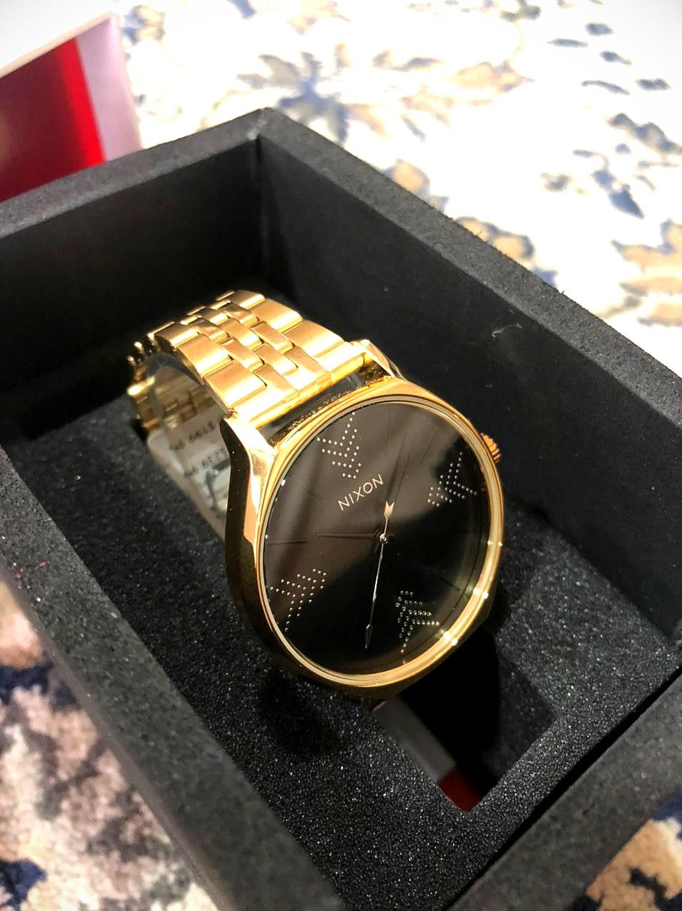 Nixon women's gold on sale watch
