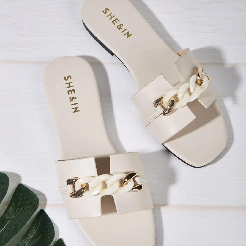 nude givenchy sliders