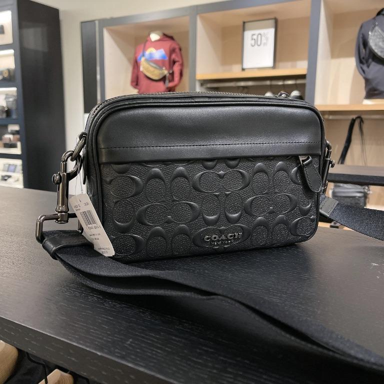 Coach signature leather deals