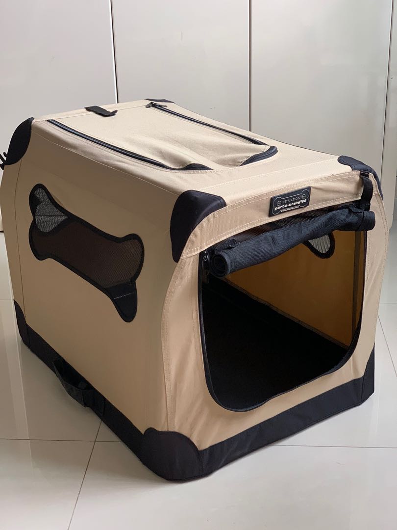 Petnation Pet Home Soft Collapsible Crate Kernel 28 Inch for