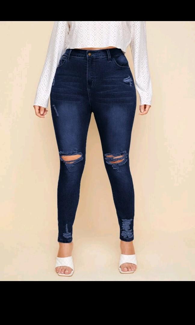 Ripped jeans size 16 clearance
