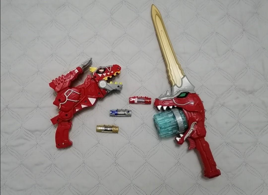 Power Rangers Dino super charge and super drive saber Hobbies