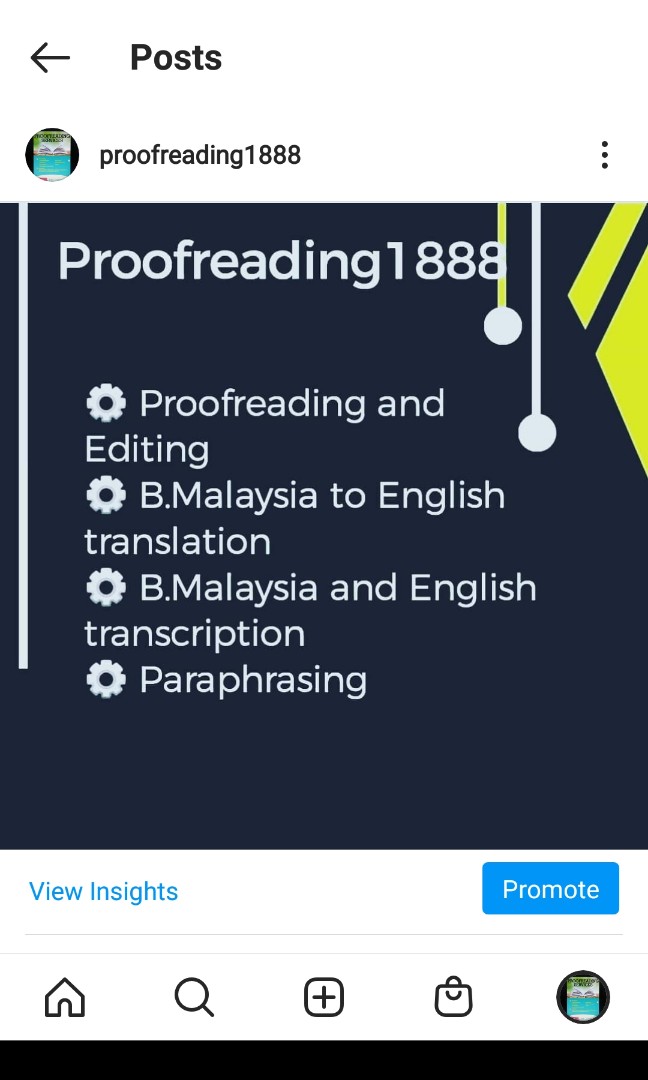 Proofreading Editing Bm To English Translation And Transcription Services Others On Carousell