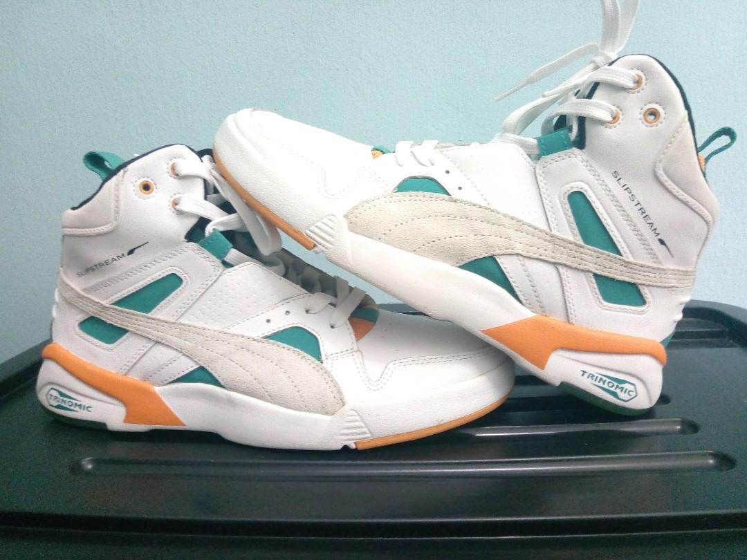 Puma Slipstream (Category: Sneakers) located in Kuala Lumpur. Submitted by man_79 (Listing ID 1069762291, Image 2). Description: item baru beli dah lama xpernah pakai condition cun putih,bersih NO BOx.