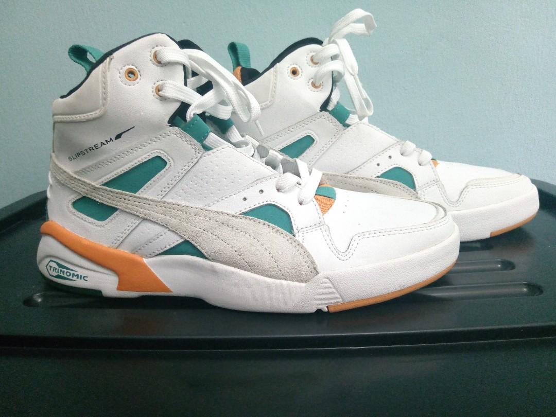 Puma Slipstream (Category: Sneakers) located in Kuala Lumpur. Submitted by man_79 (Listing ID 1069762291, Image 1). Description: item baru beli dah lama xpernah pakai condition cun putih,bersih NO BOx.