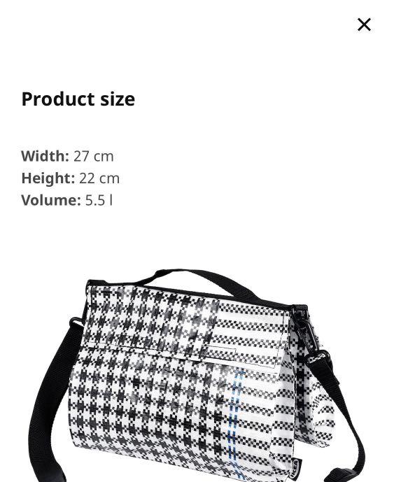 RARE DISCONTINUED SAMMANKOPPLA IKEA BAG