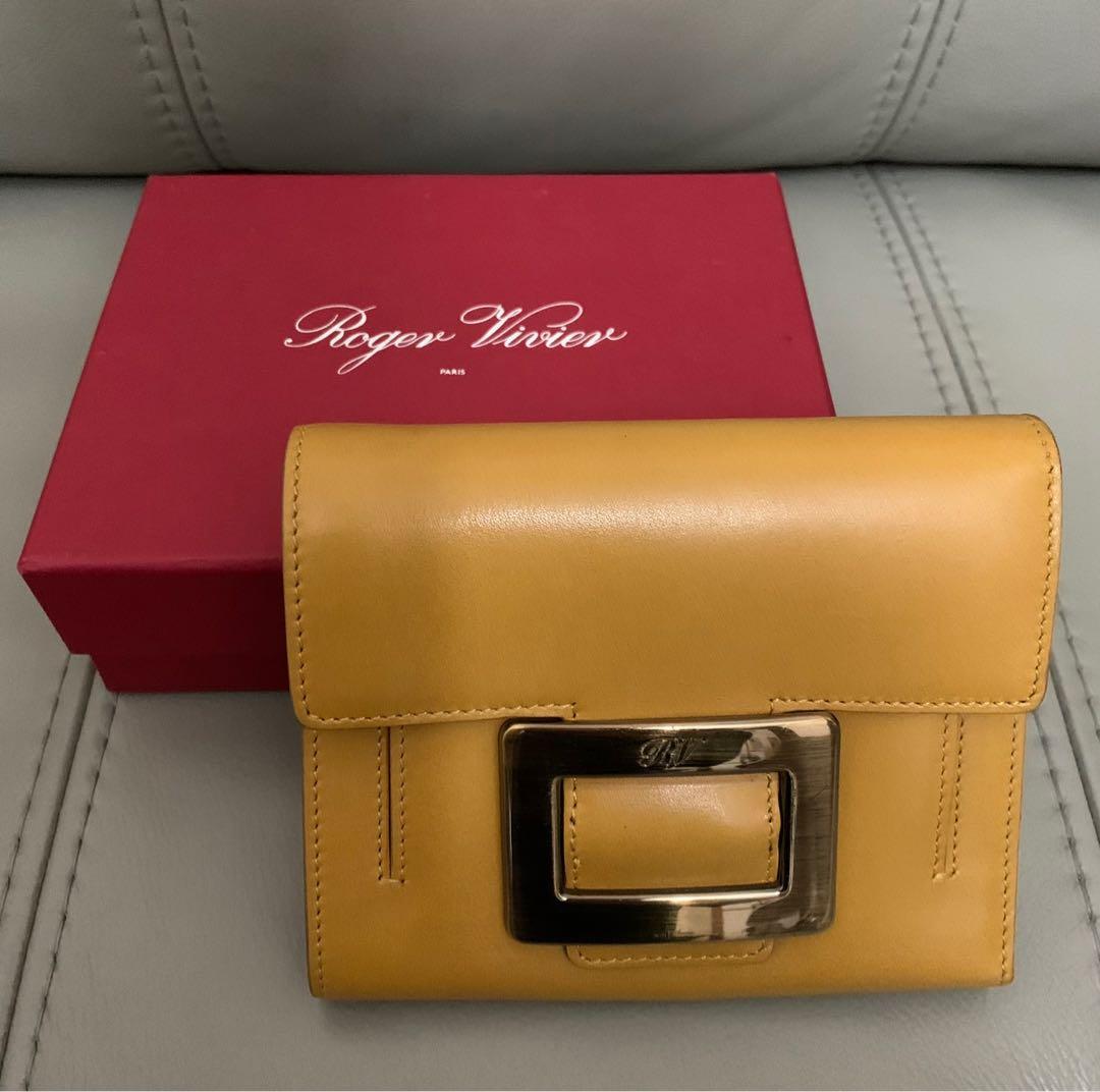 Roger vivier 金色 皮 夾 ロジェヴィヴィエ ROGER VIVIER WALLET ロジェヴィヴィエ レディースファッション 財布 財布 公式 日本最大級のリユースデパートKOMEHYO