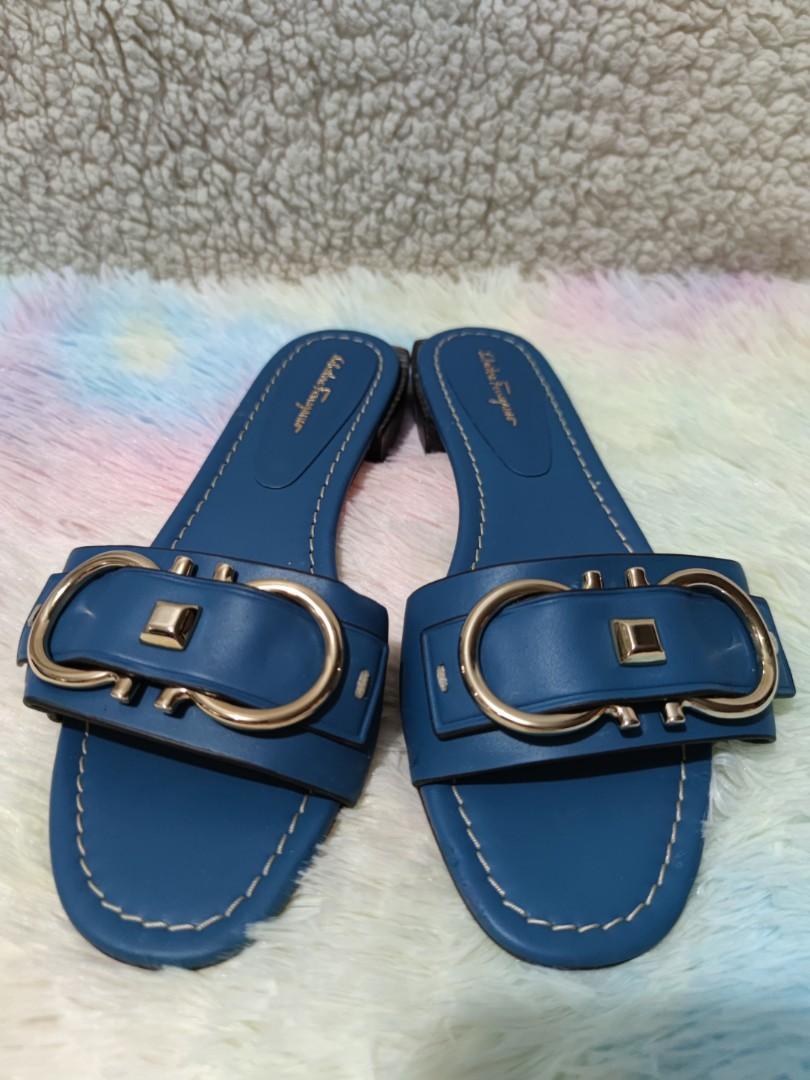 Ferragamo solar slides hot sale
