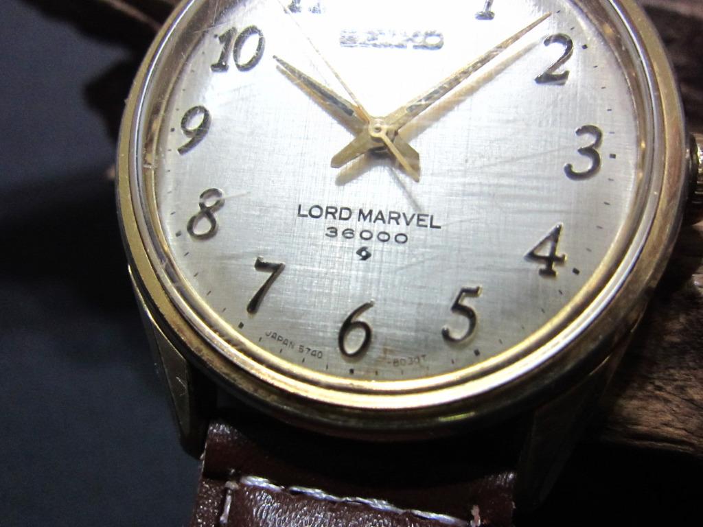 Seiko Lord Marvel 36000 GP 5740C Arabic 34mm Men Japan vintage rare, Men's  Fashion, Watches & Accessories, Watches on Carousell