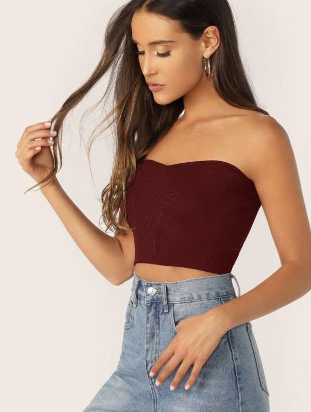 Shein bandeau top clearance