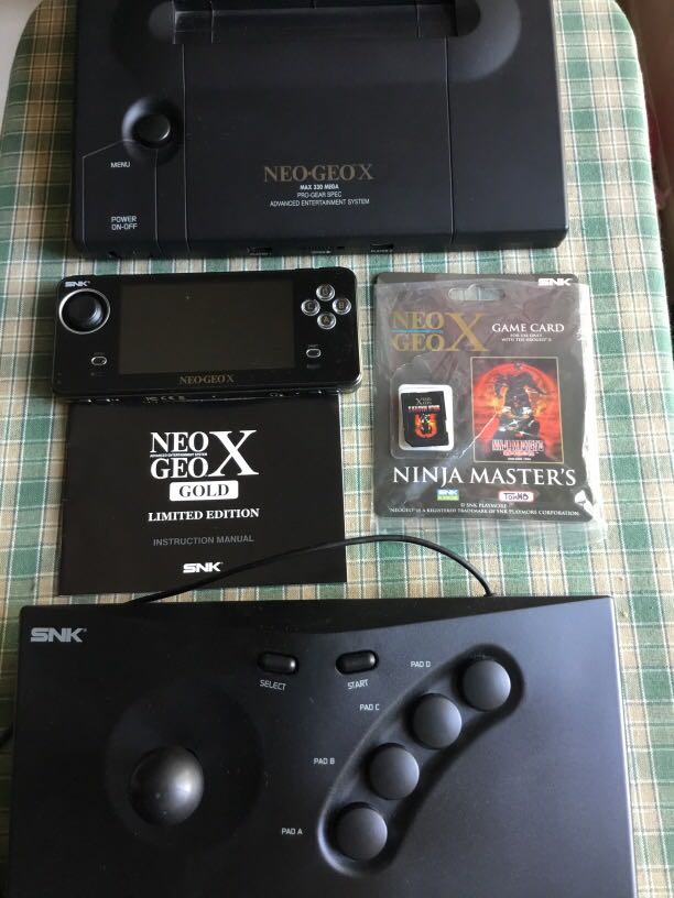 SNK NEOGEO X Gold Limited Edition, 電子遊戲, 遊戲機配件, 遊戲 